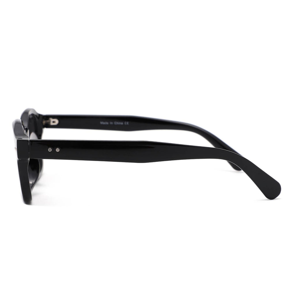 Classic Round Thick Frame Modern Sunglasses