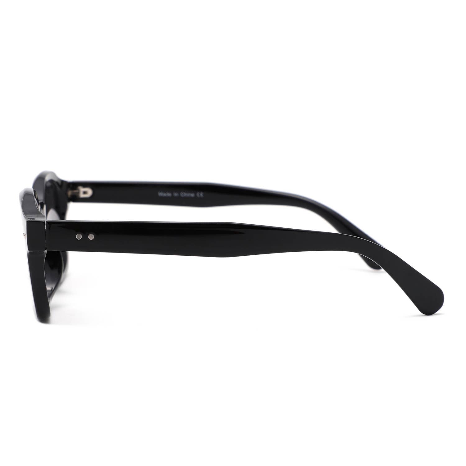 Classic Round Thick Frame Modern Sunglasses