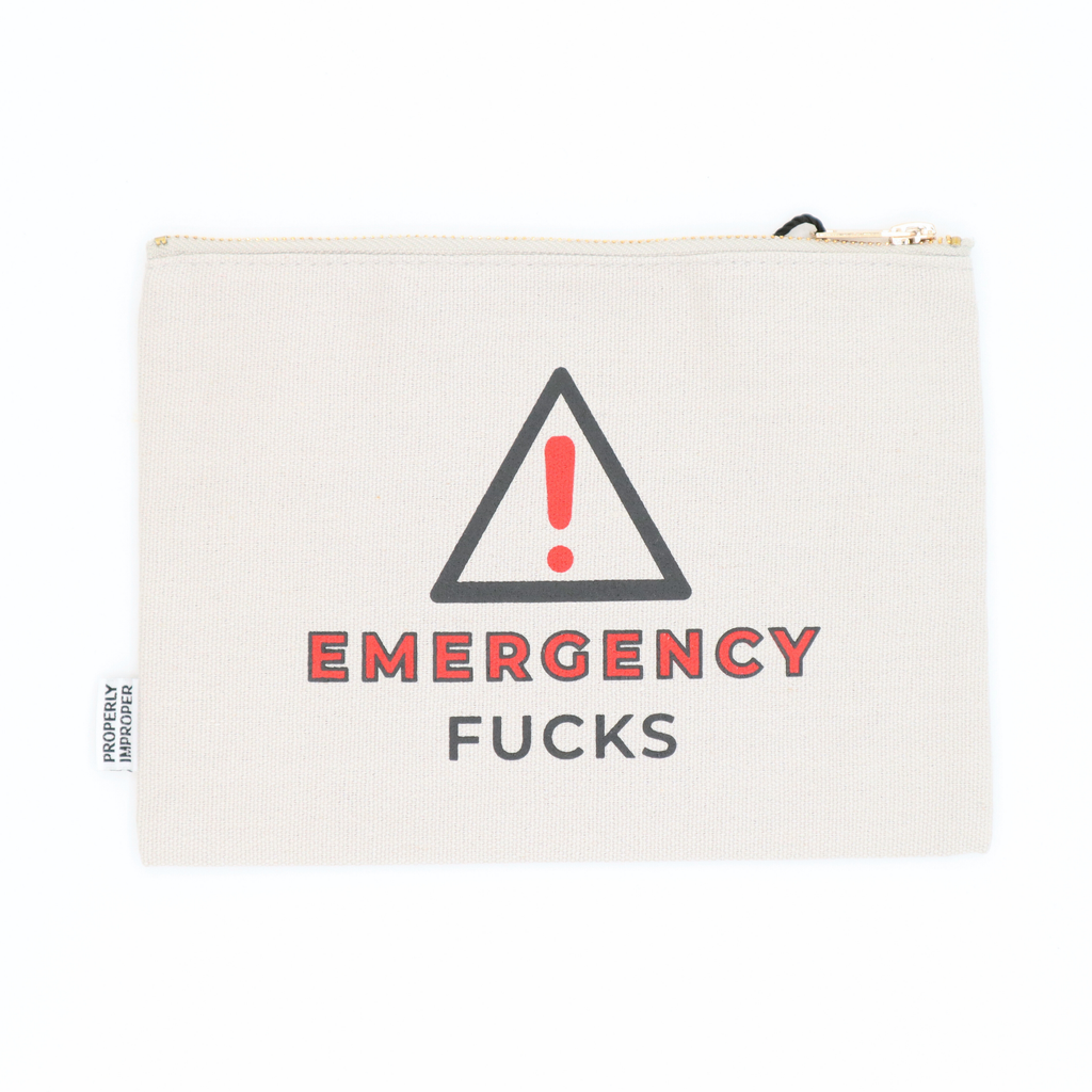 Canvas Pouch Emergency Fucks