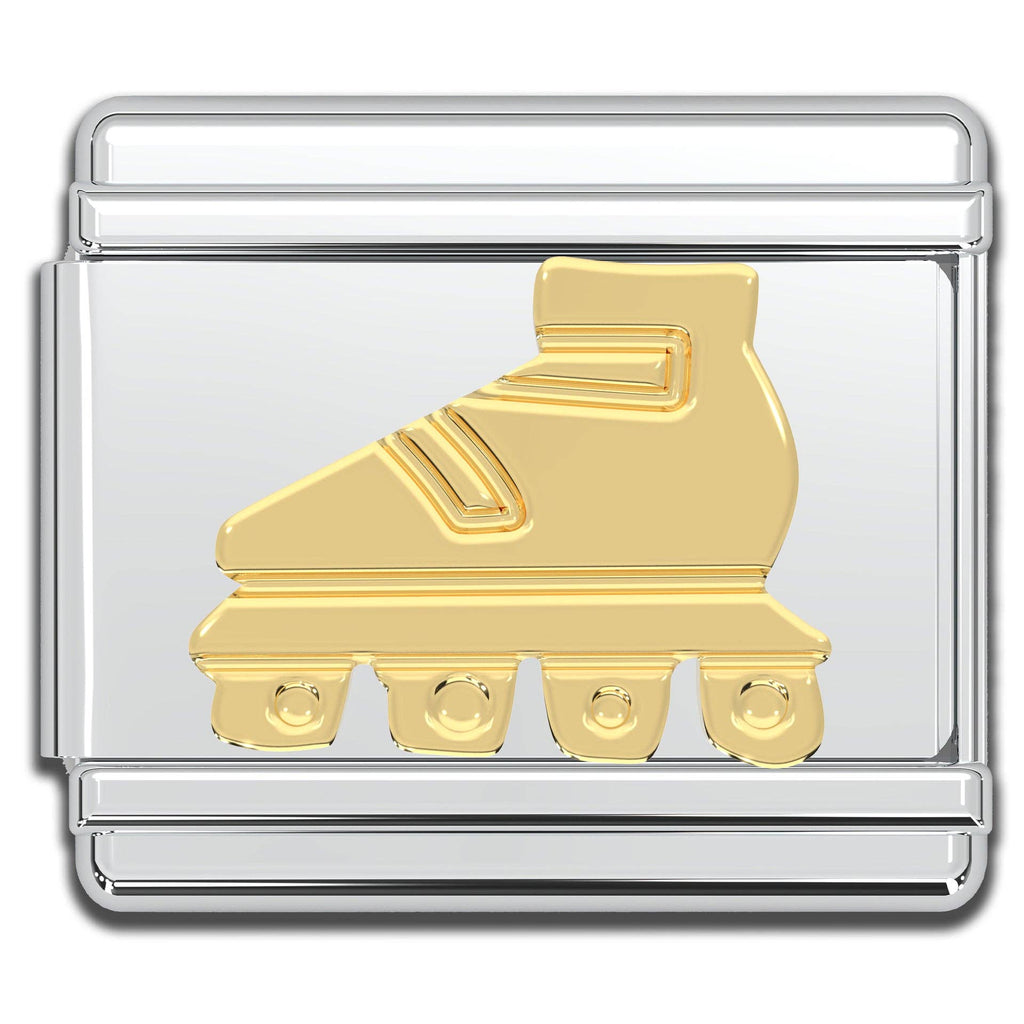 Italian Bracelet Charm - Roller Skates 9mm Links