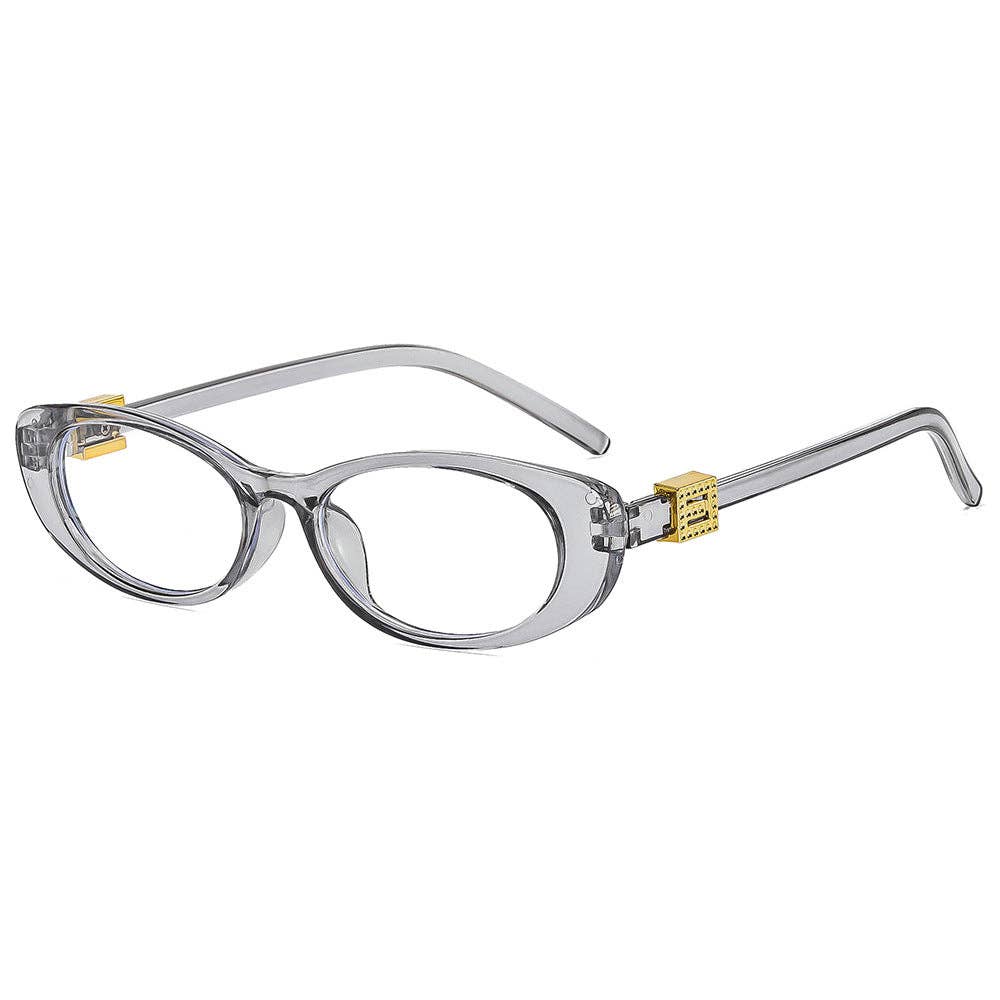 Oval Frame Cat Eye Sunglasses for Women Stylish Fashion Shades