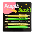 People Suck Pen Set (funny gifts, introvert gifts, sarcasm)