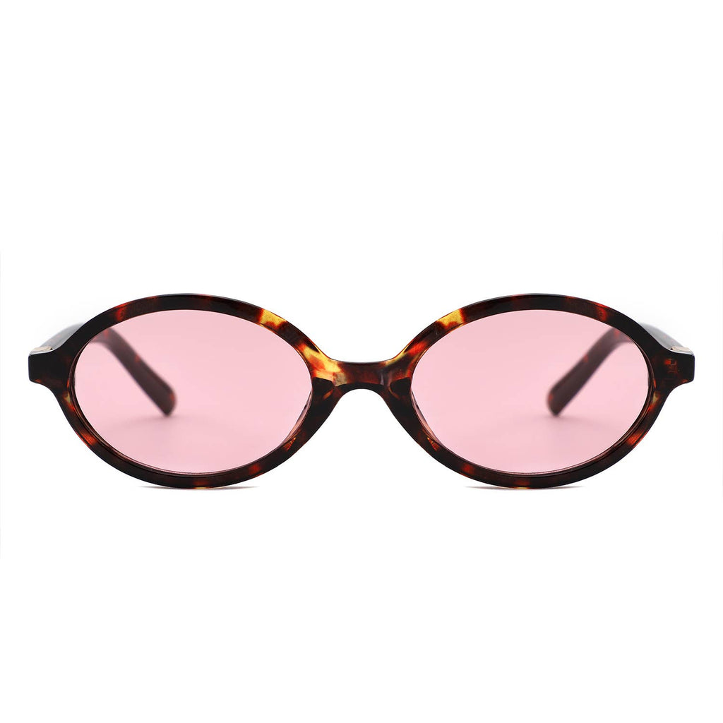 Retro Oval Slim Vintage Round Sunglasses