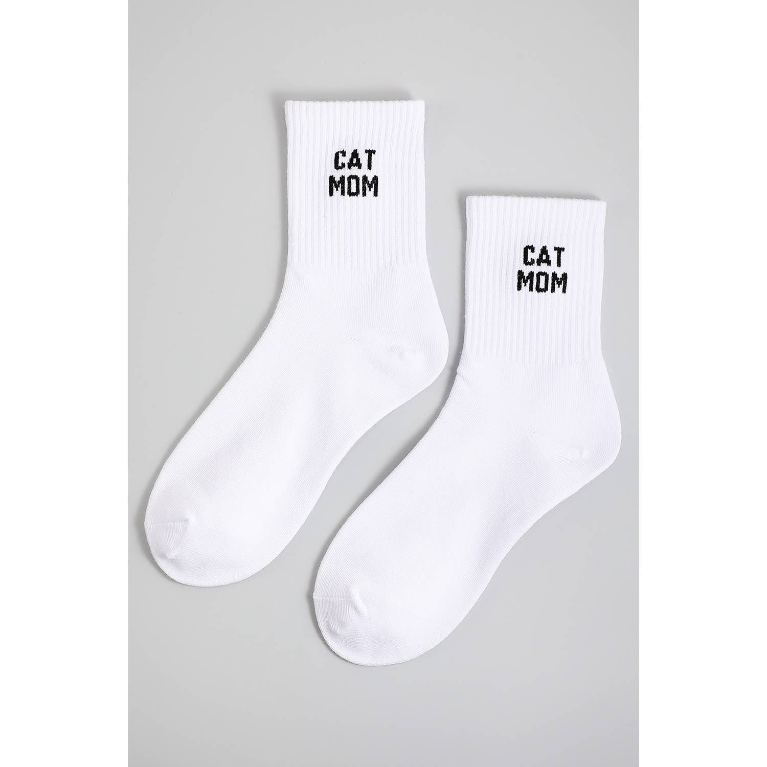 CAT MOM CREW SOCKS