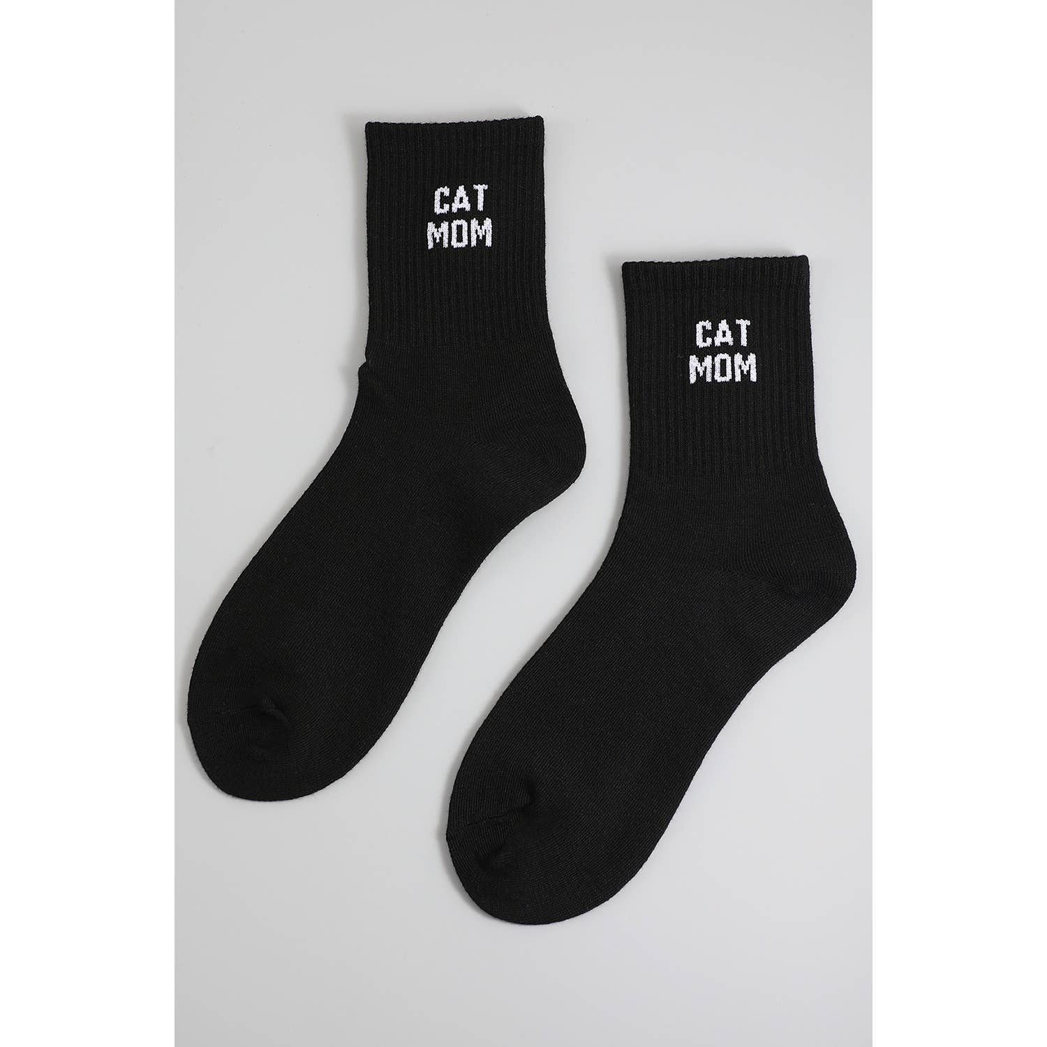 CAT MOM CREW SOCKS