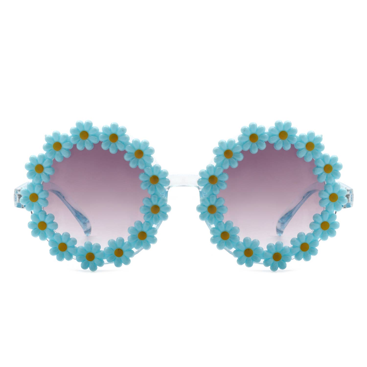 Kids Round Flower Sunglasses