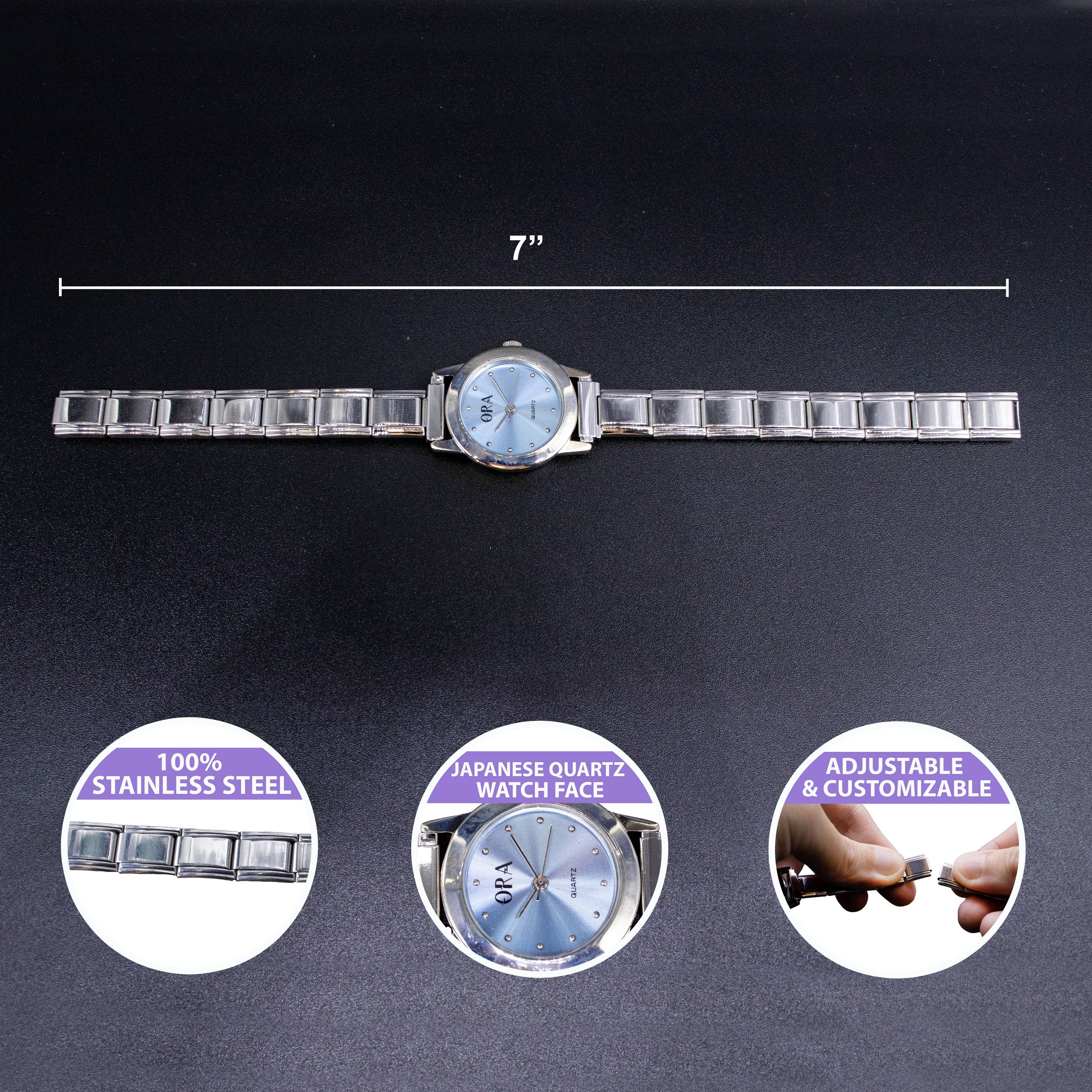 Italian Charm Link Watch (Analog)