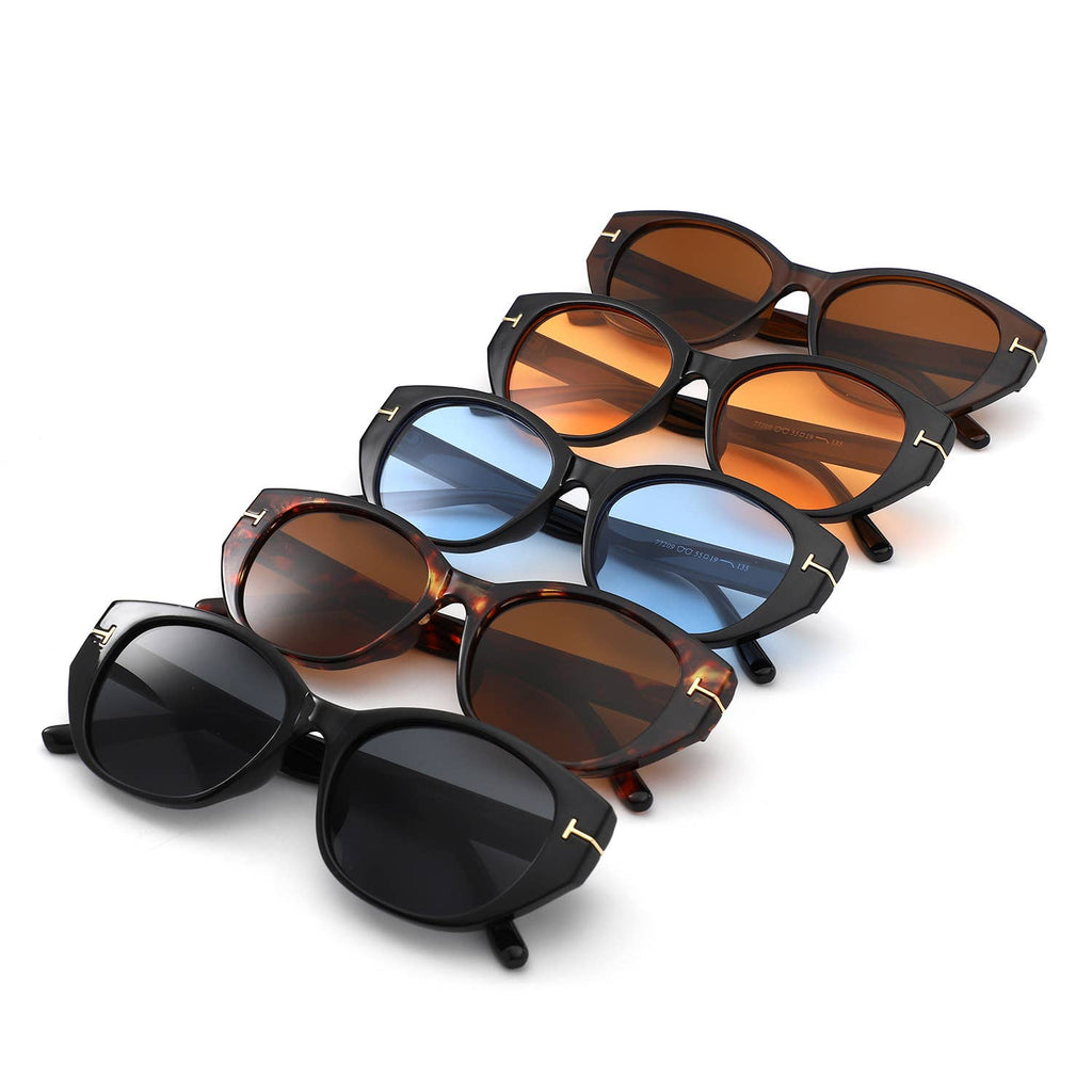 Women Retro Cat Eye Vintage Fashion Sunglasses