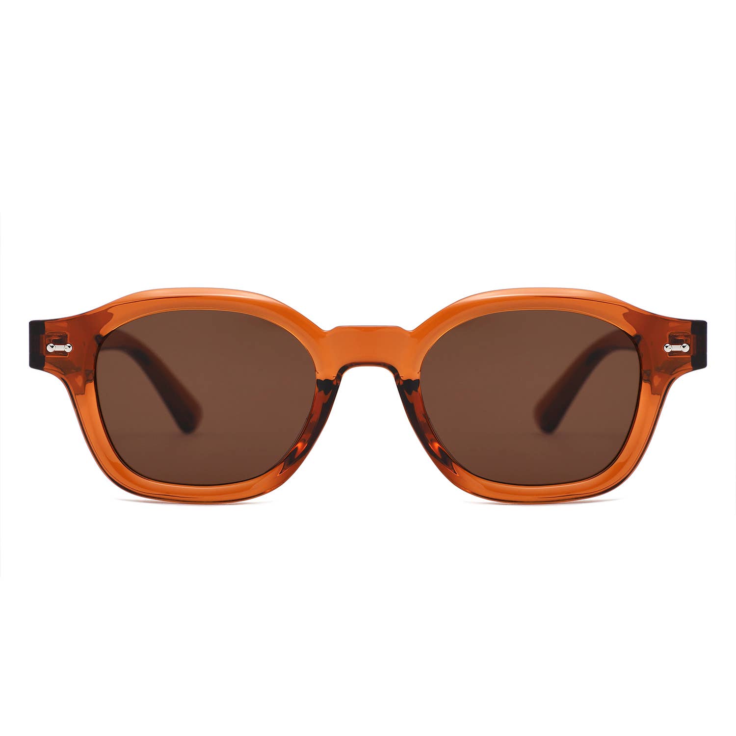 Classic Round Thick Frame Modern Sunglasses