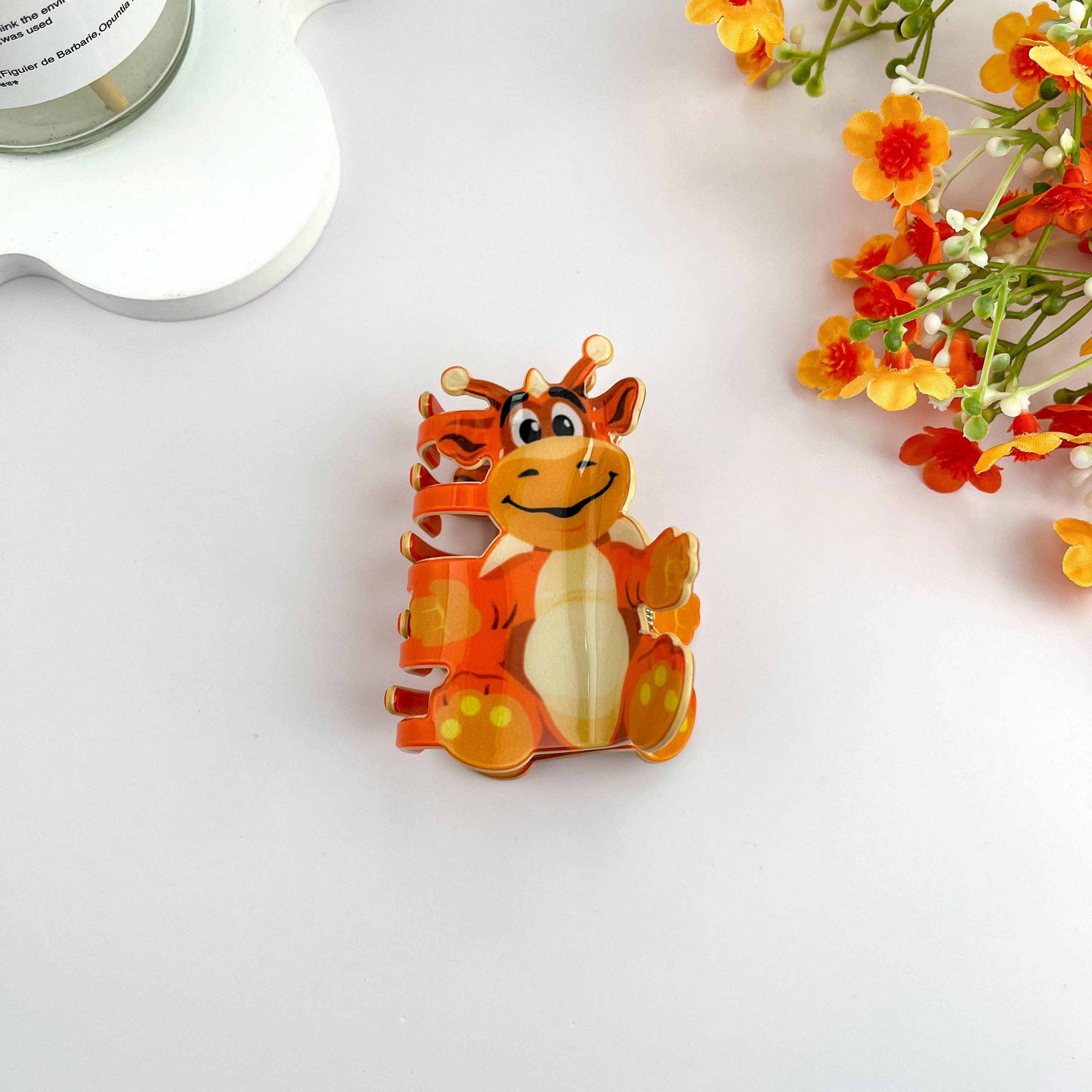 Cute Cartoon Baby Dragon Hair Claw Clip