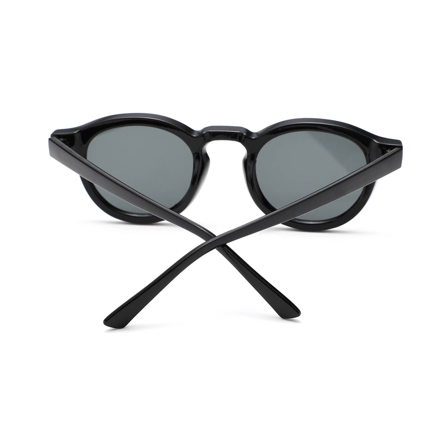 Classic Round Keyhole Tinted Lens Circle Fashion Sunglasses