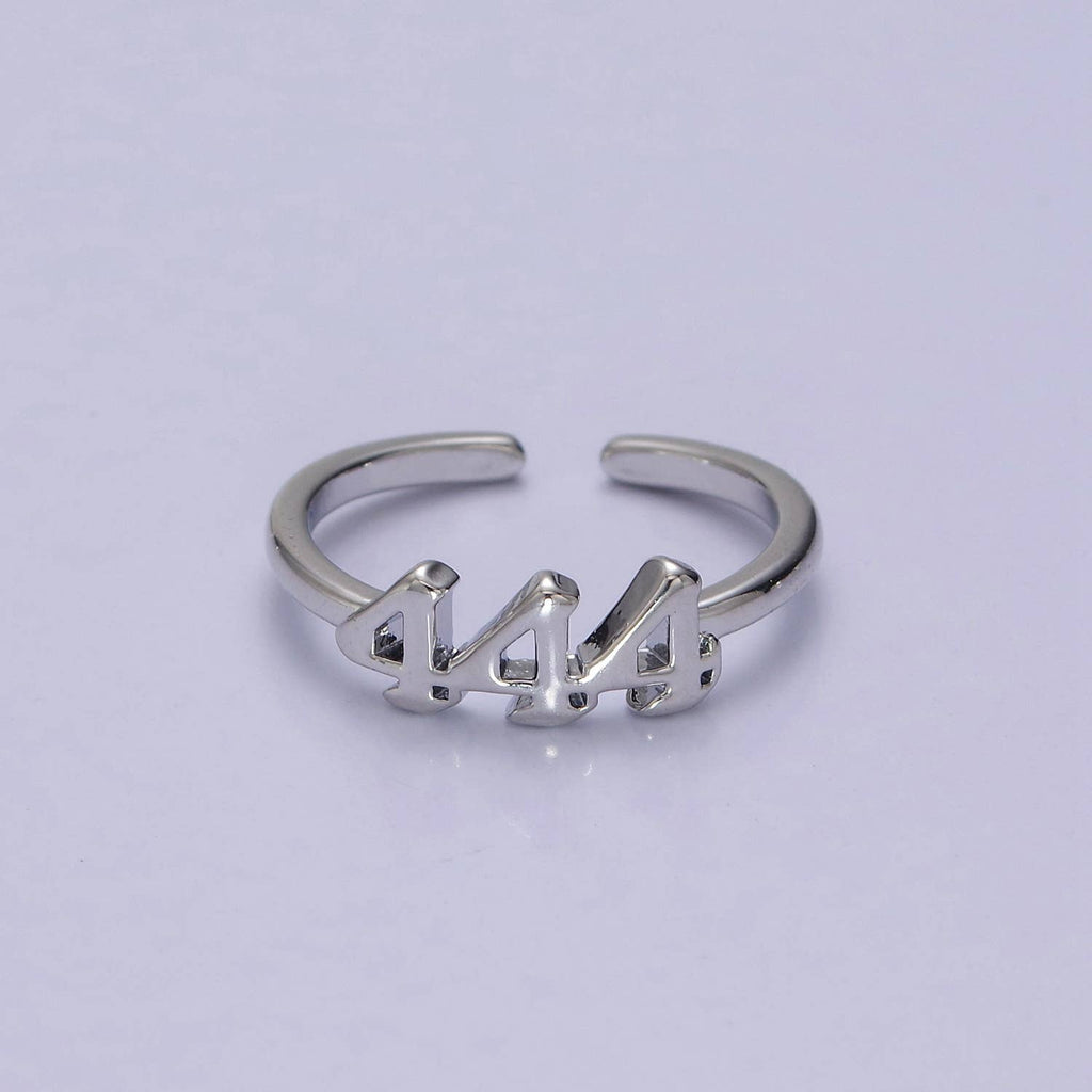 Gold/Silver Number Minimalist Casual Open Ring O2047~O2064