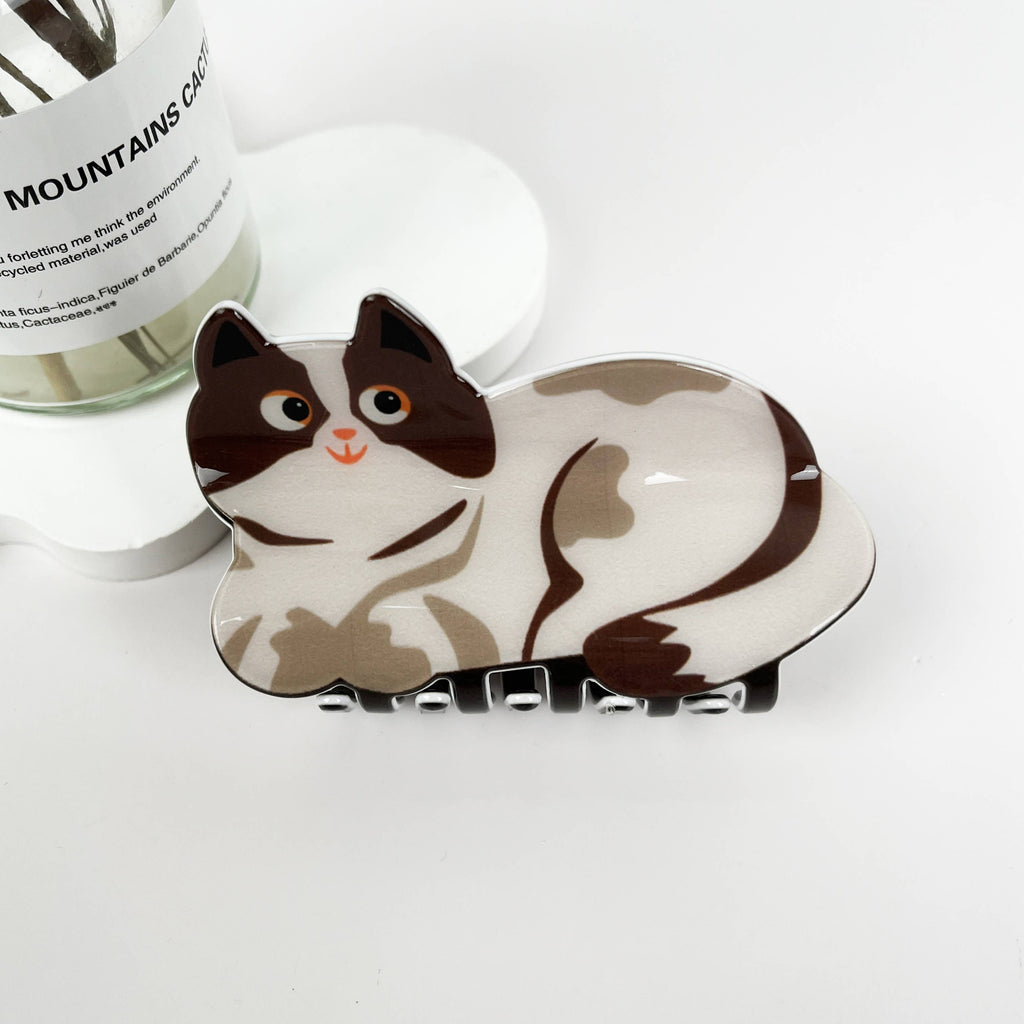 Cat Animal Hair Claw Clip