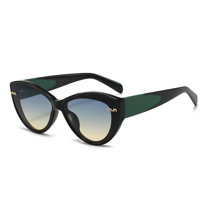 Vintage Cat Eye Sunglasses Chic Butterfly Frame UV400 Protection