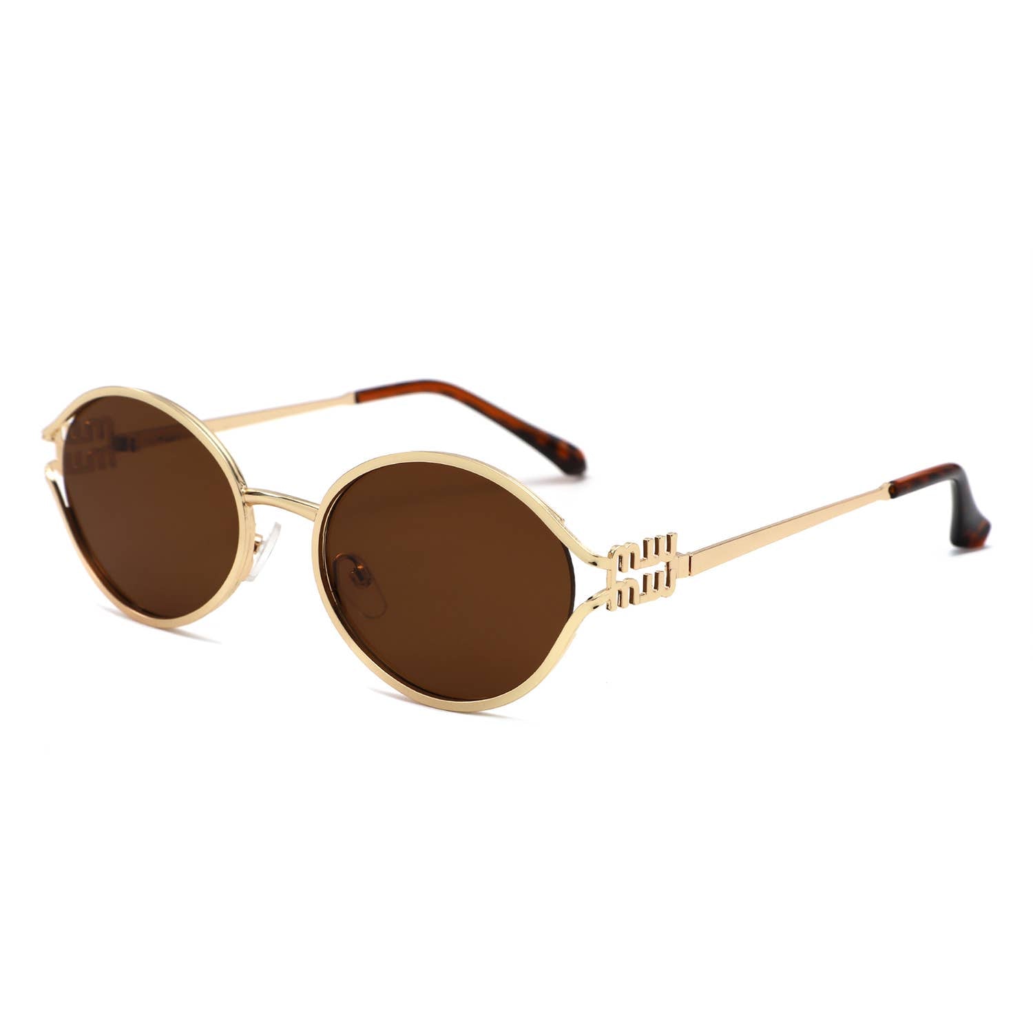 Vintage Oval Retro Fashion Round Sunglasses