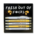 Fresh Out of Fucks Pen Set (funny gifts, sarcastic gifts)