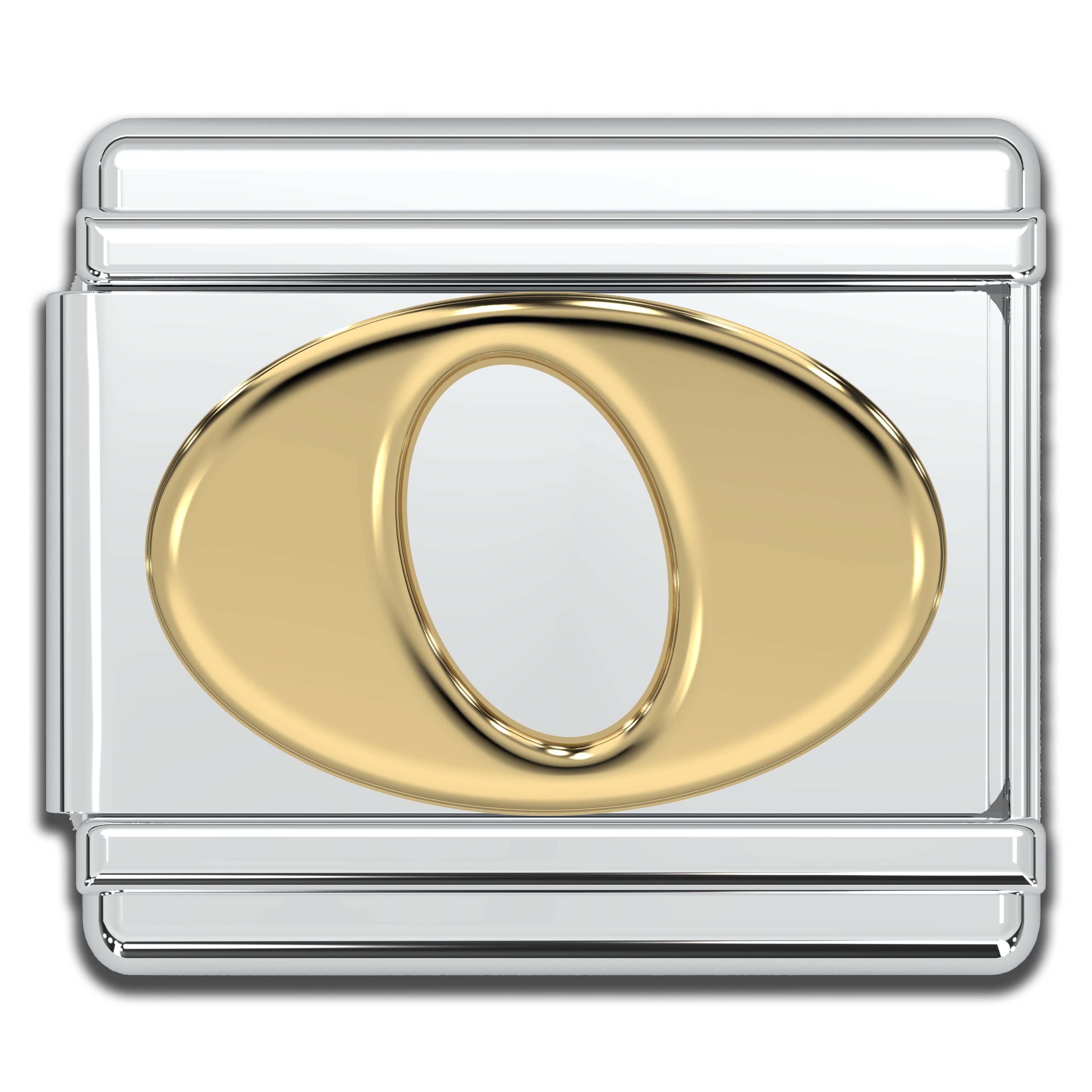 Italian Charm Letters A-Z - 9mm Gold Bracelet Charms