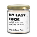 My Last Fuck Funny Candle