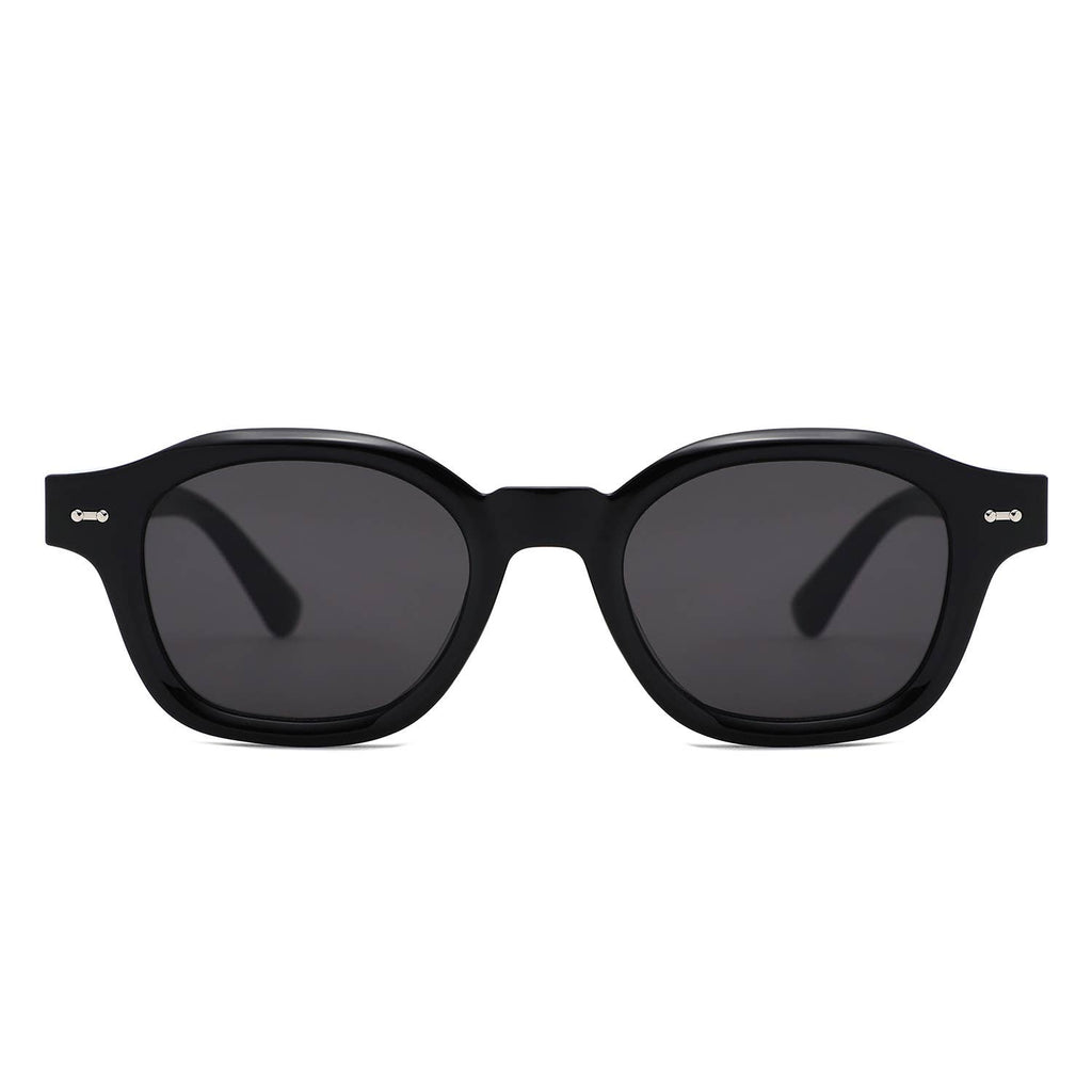 Classic Round Thick Frame Modern Sunglasses