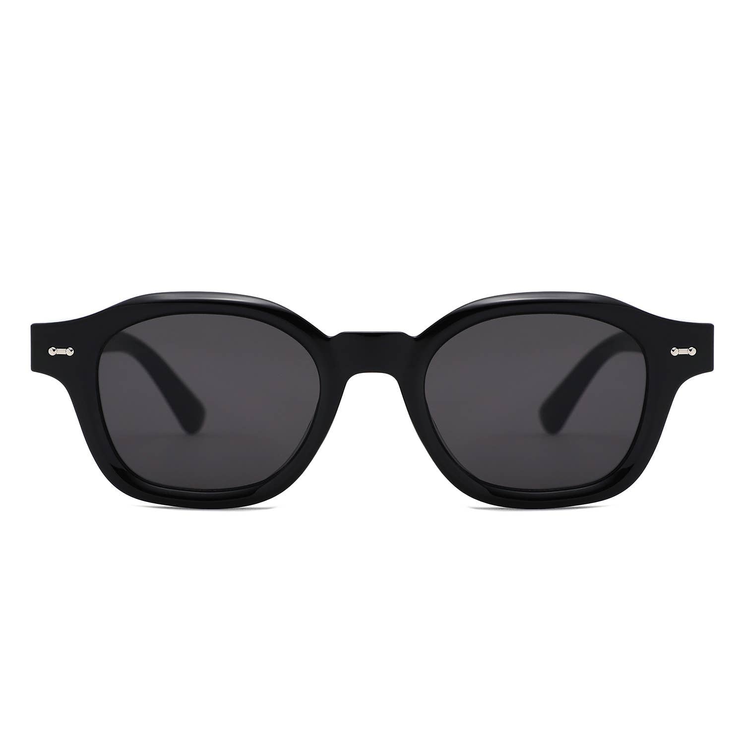 Classic Round Thick Frame Modern Sunglasses