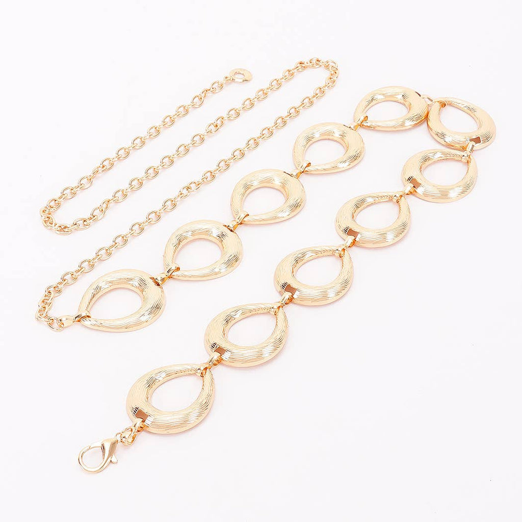 Vintage Metal Chain Plus Size Belt