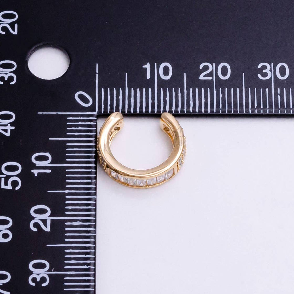 Gold & Silver Ear Cuff With Cubic CZ AI060 AI061